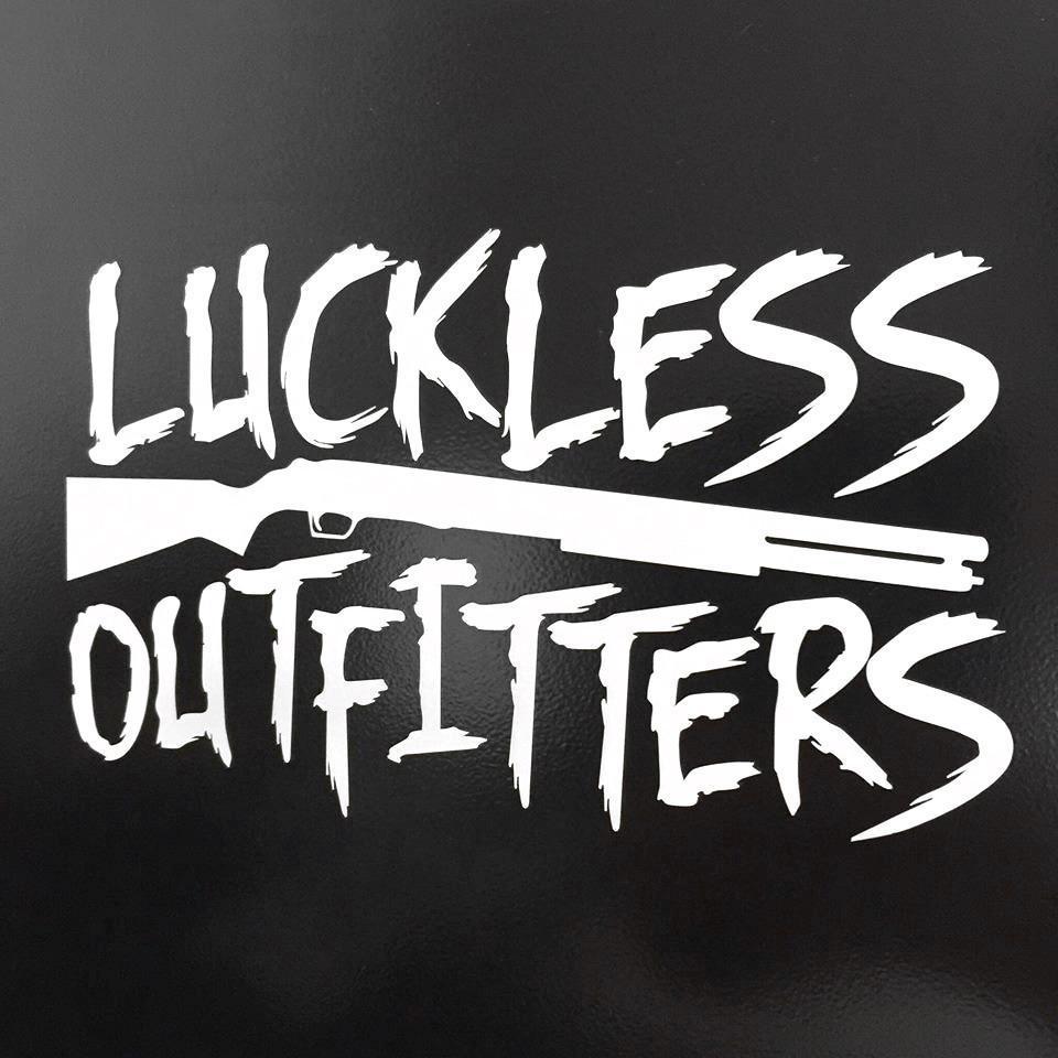 KA Luckless Outfitters Decal (White)