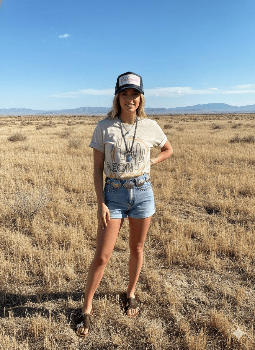 Neon Moon Cactus Graphic Tee