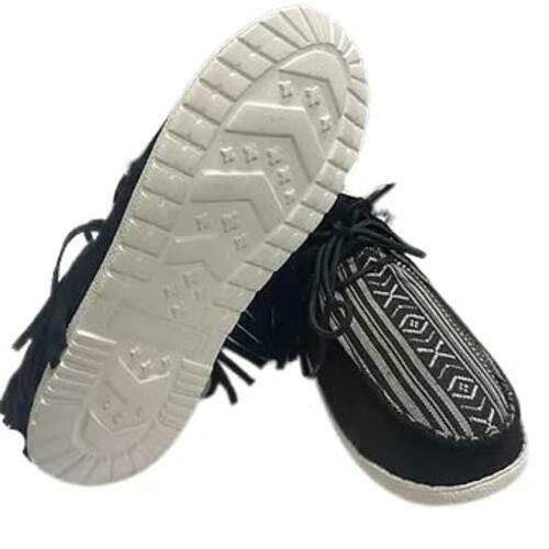 Gypsy Jazz The Sunrise Fringe Sneaker {Black Aztec}