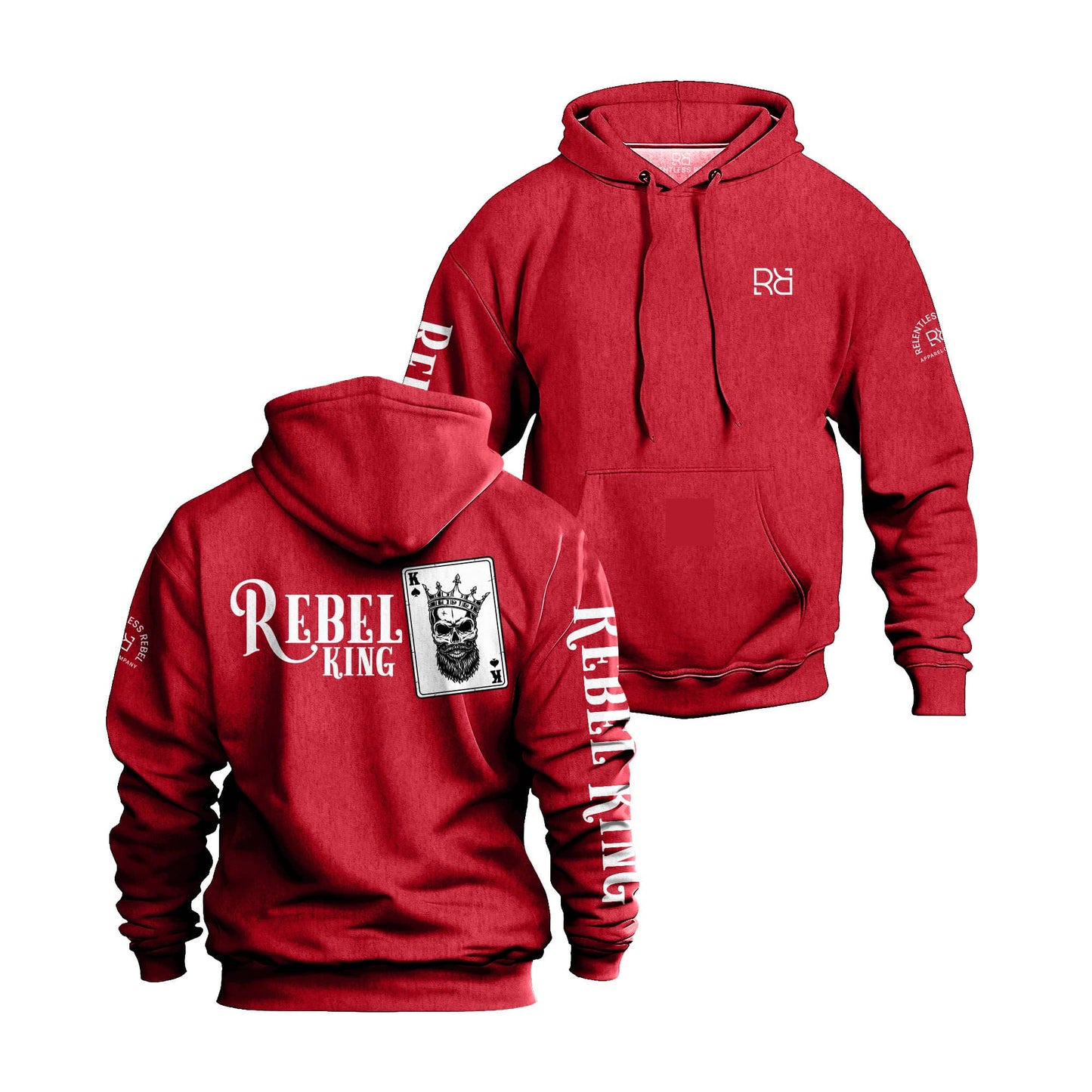 Rebel King | Sleeve | Men's Hoodie