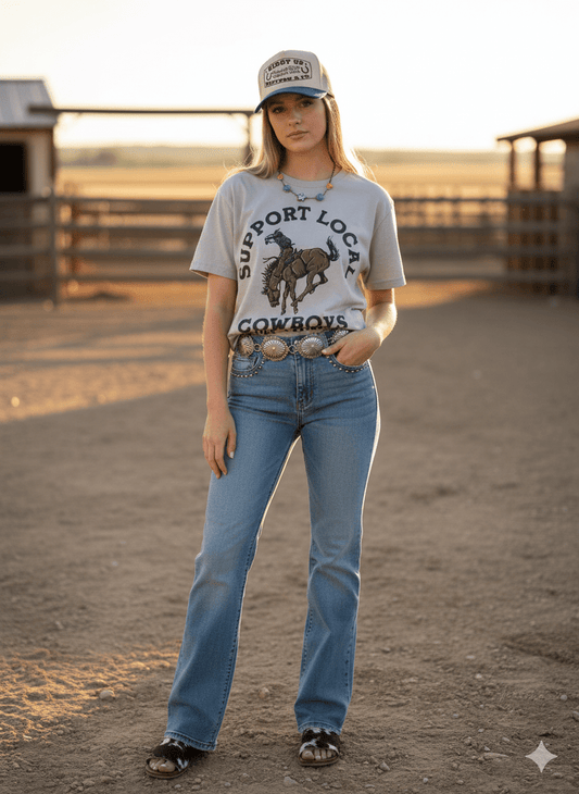 Support Local Cowboys Graphic Tee