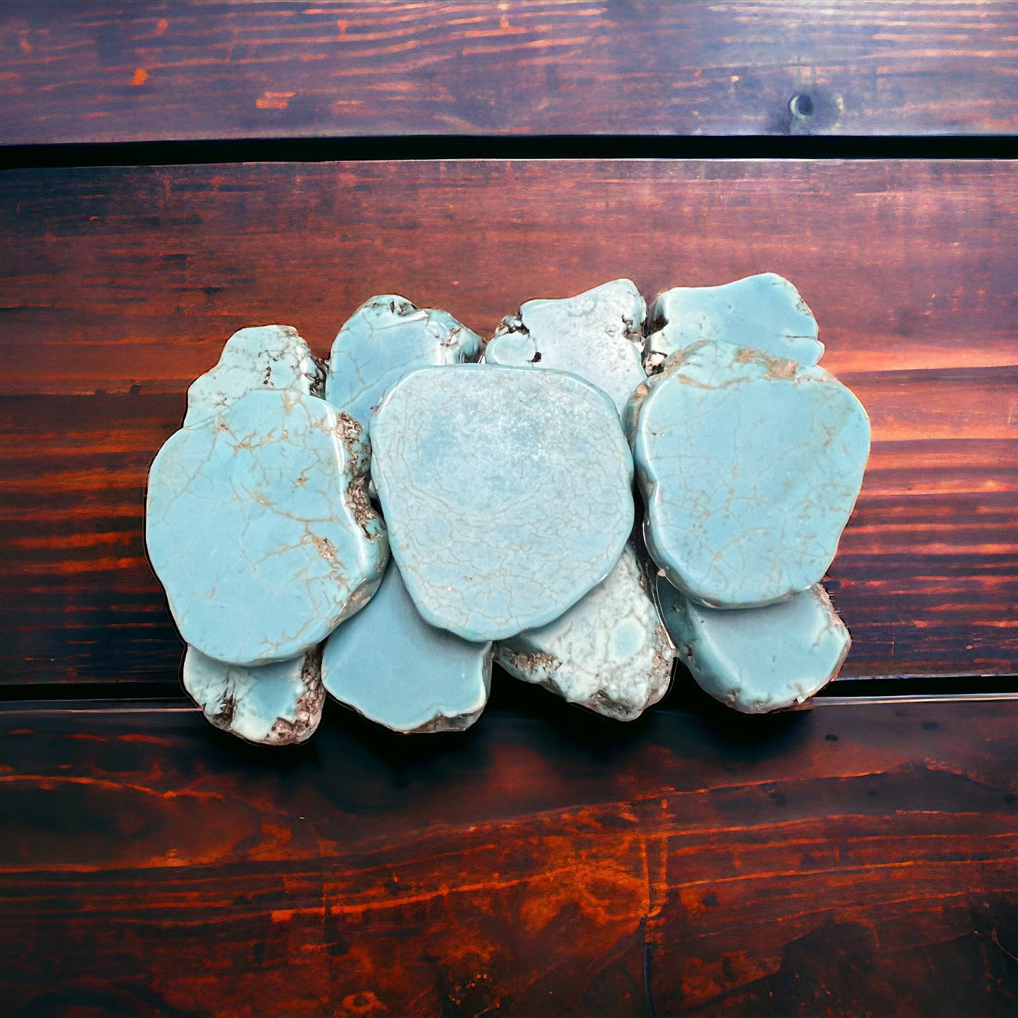 Turquoise Slab Belt Buckle - Medium Size