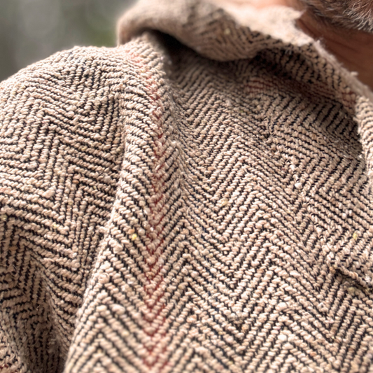 Baja Hoodie Mexican Pullover Sweater - Natural