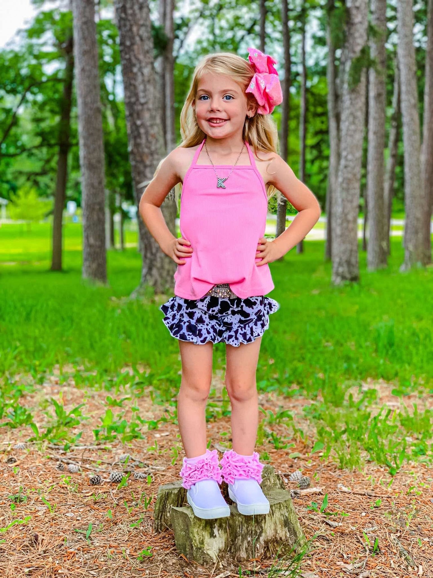 Cow Print Shorties (FINAL SALE)