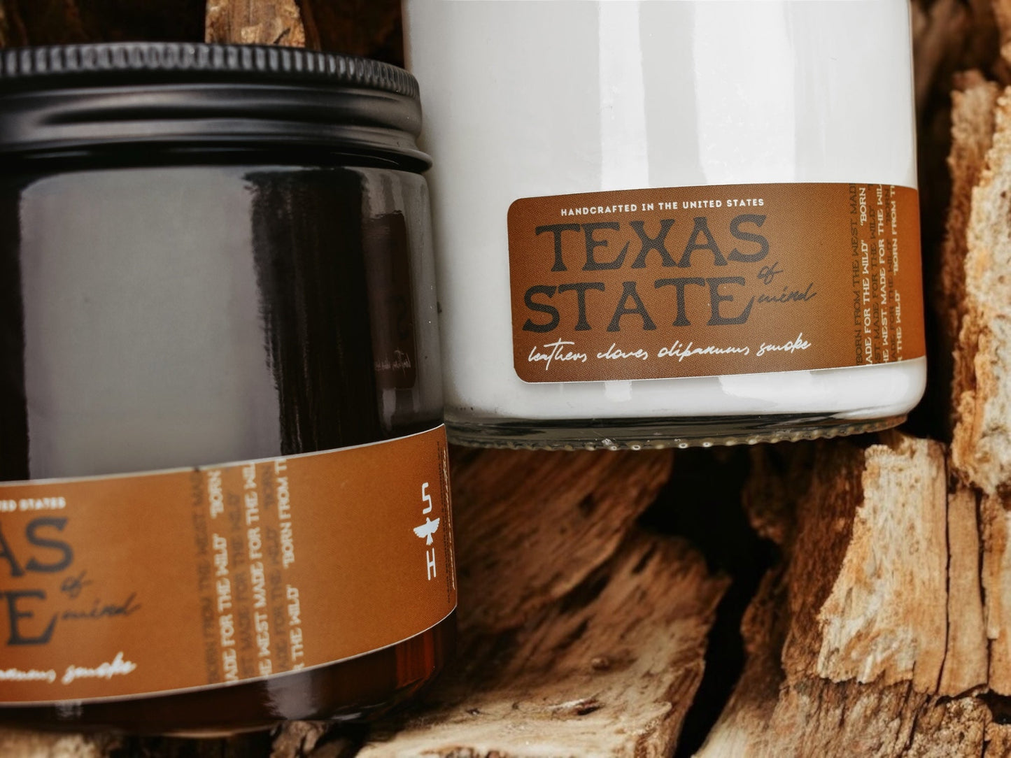 TEXAS STATE OF MIND - Leather & Smoke Candle