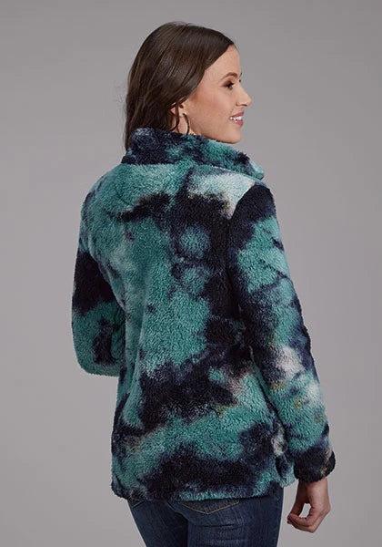 Roper 2260 Tie Dye (Blue) - Women's Fleece Pullover