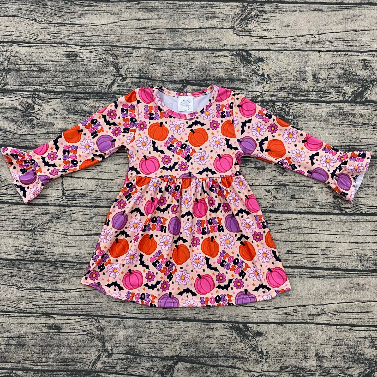 Spooky Season bell sleeve dress