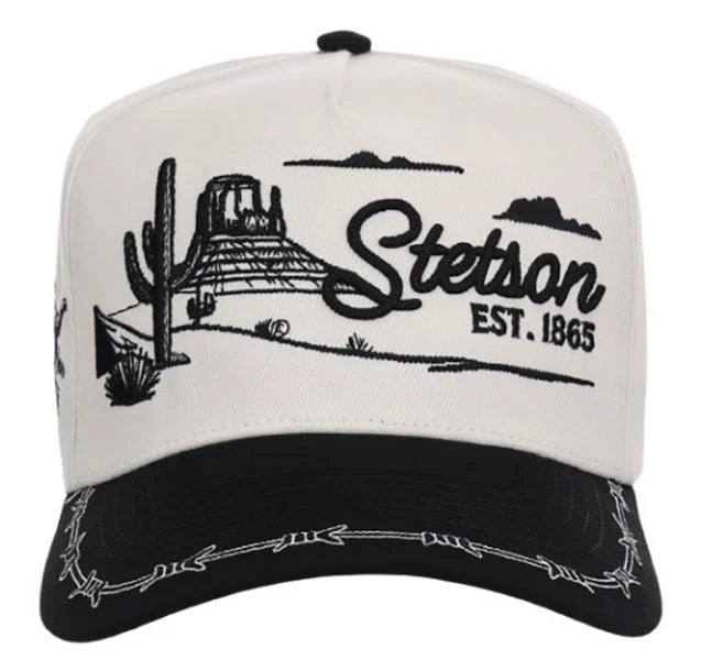 Stetson Desert Scene (Black) - Trucker Cap