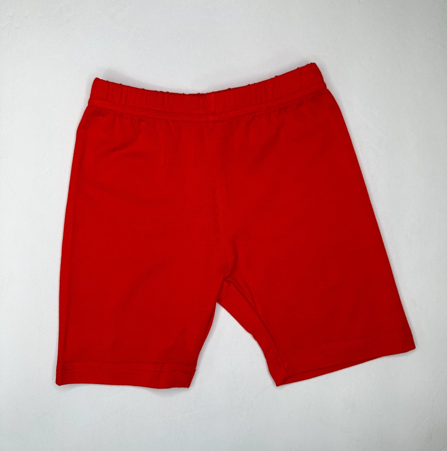 Red Bamboo Biker Shorts (FINAL SALE)