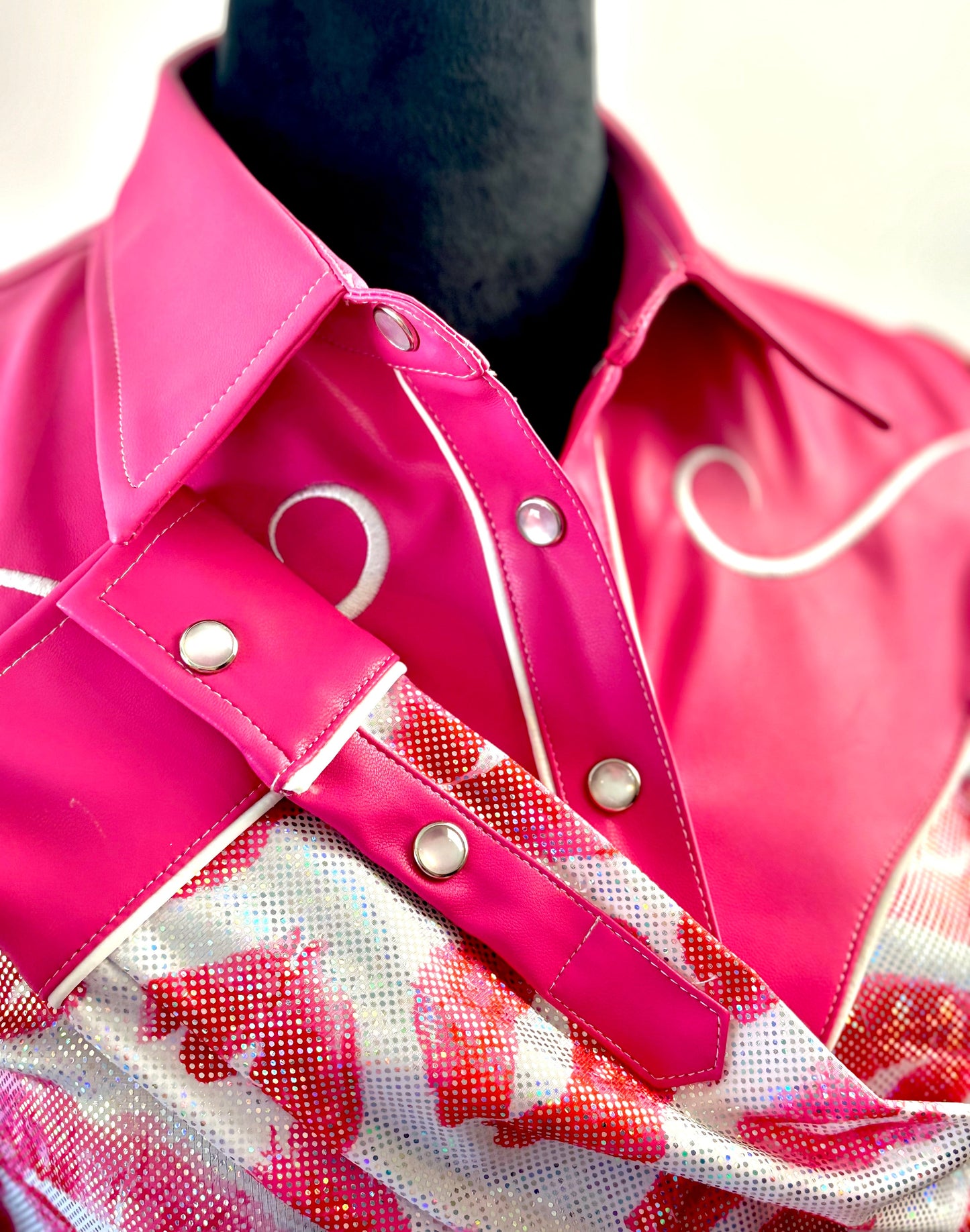 Girls Smooch & Spur Western Pearl Snap Rodeo Shirt