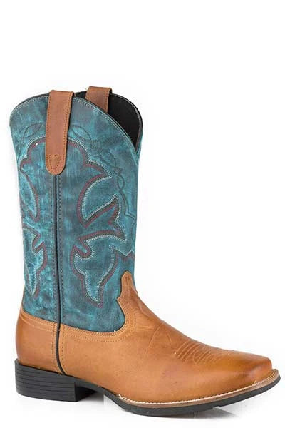 Roper Monterey (Blue) - Men's Cowboy Boot