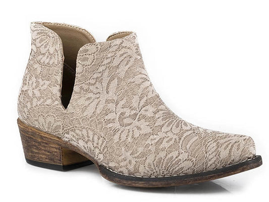 Roper Ava Lace (Tan) - Women's Cowgirl Boot