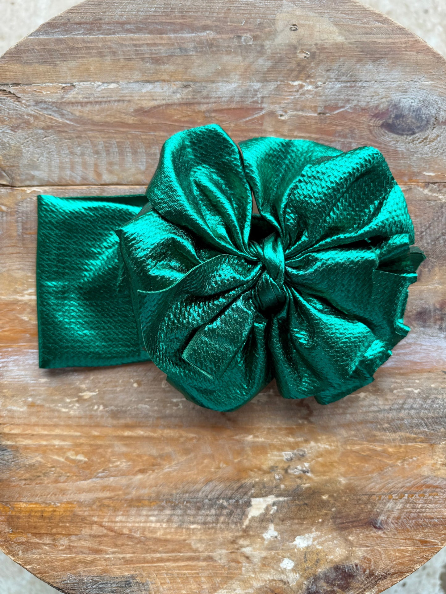 Metallic Messy Headwraps