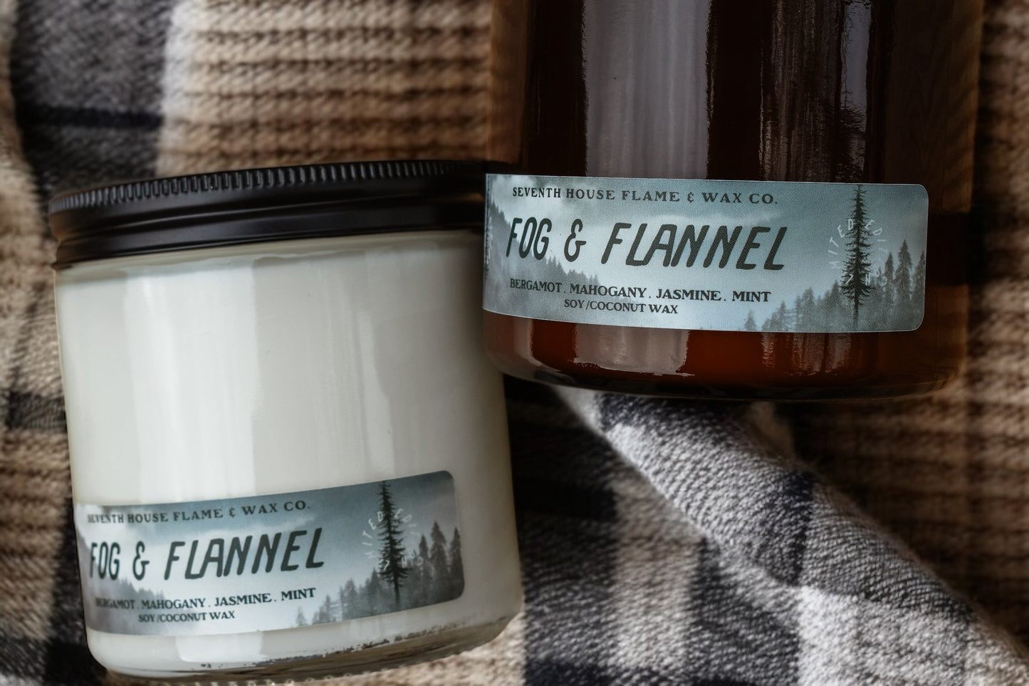 FOG & FLANNEL - Bergamot, Mahogany, Jasmine