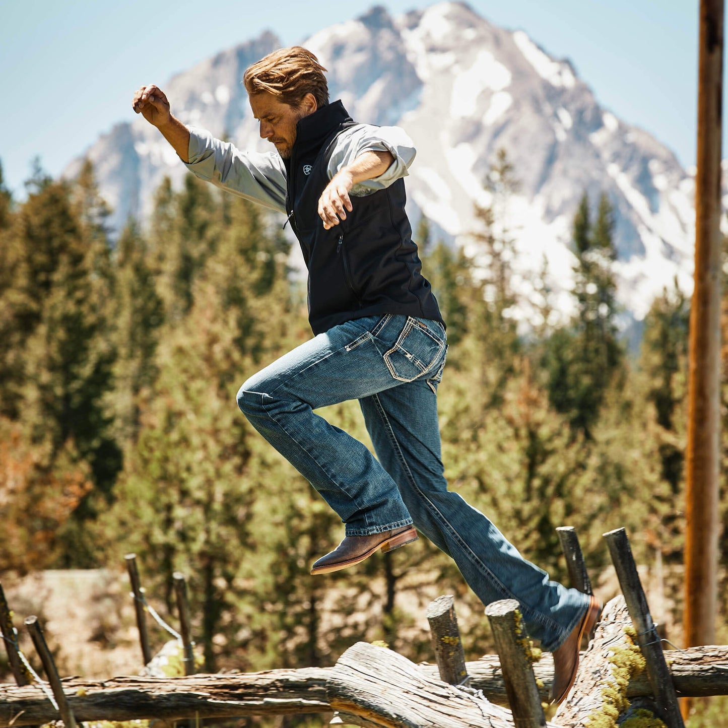 Ariat Men's M4 Boundary Boot Cut Jean