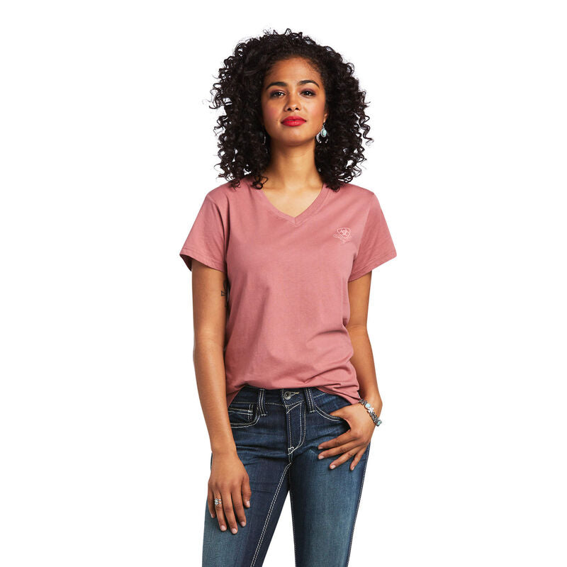 REAL Vintage Sunburst Tee- Antique Rubia