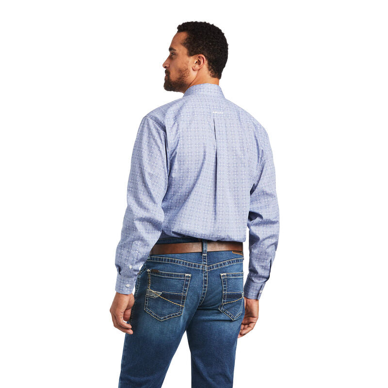 Wrinkle Free Noel Classic Fit Shirt-BELLA BLUE