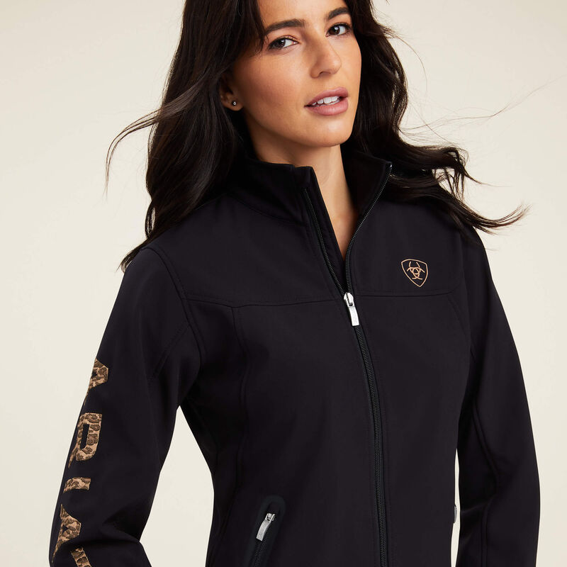 New Team Softshell Jacket-BLACK/LEOPARD