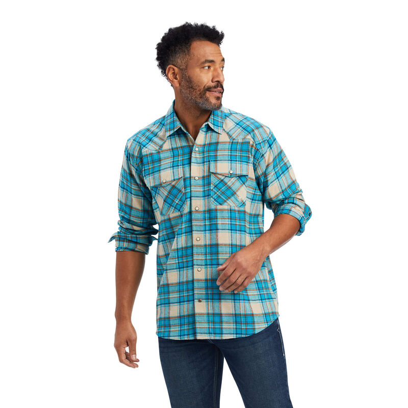 Handley Retro Fit Shirt- SYLVAN TEAL