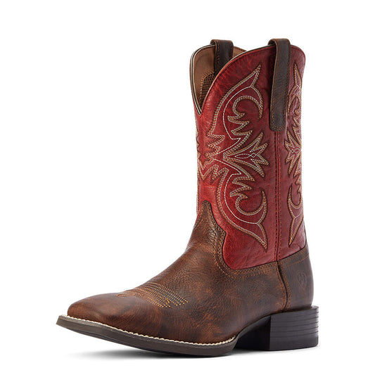 Sport Pardner Western Boot-MATTE REBEL BROWN