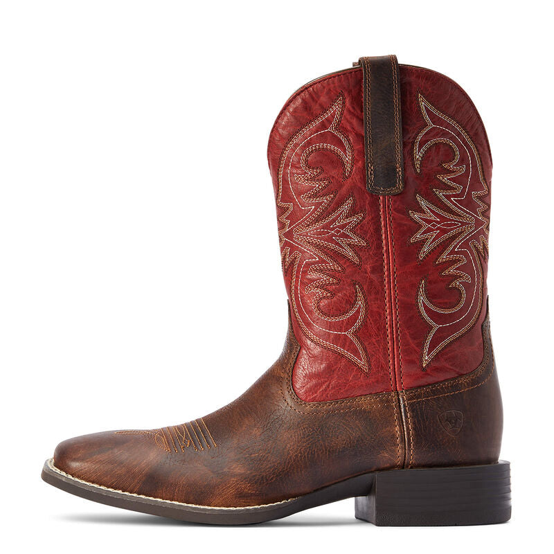 Sport Pardner Western Boot-MATTE REBEL BROWN