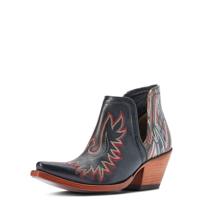 Dixon Chimayo Western Boot- Cash Black