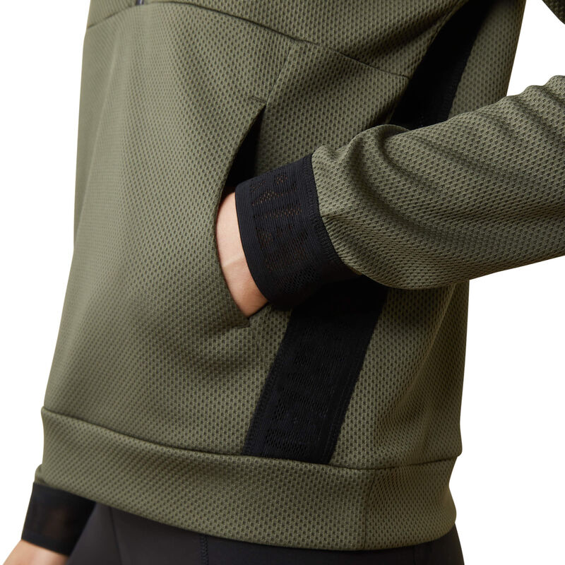 Breathe 1/2 Zip Sweatshirt-Beetle