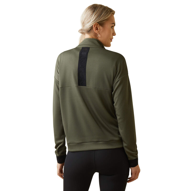 Breathe 1/2 Zip Sweatshirt-Beetle