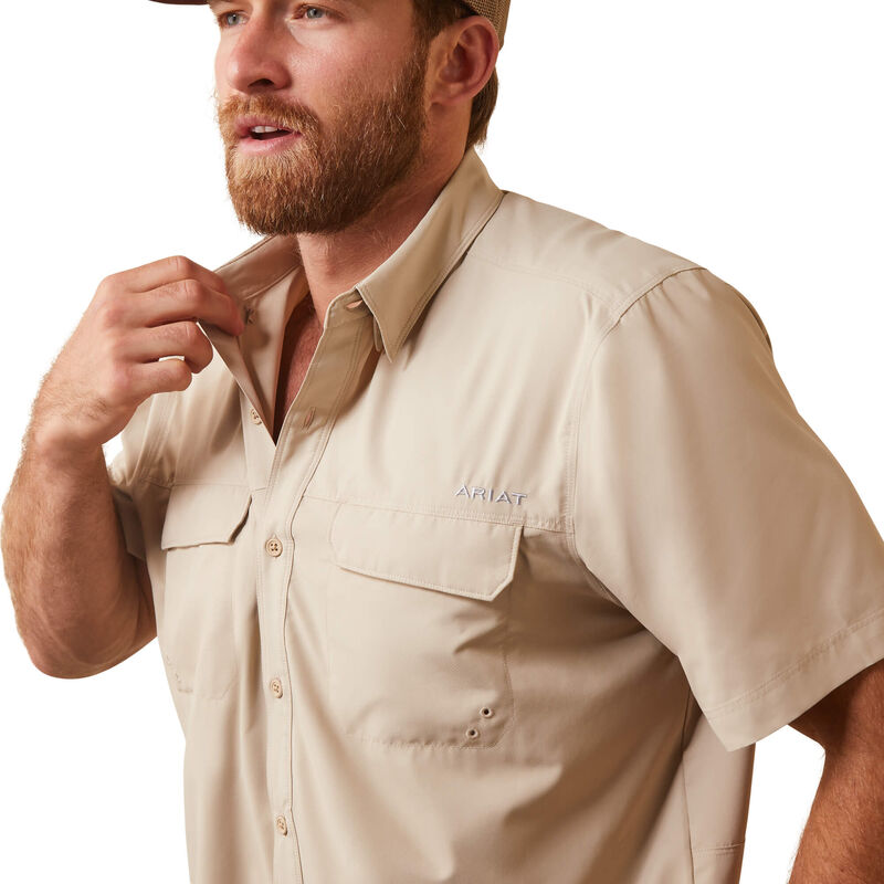 VentTEK Outbound Fitted Shirt-Oxford Tan