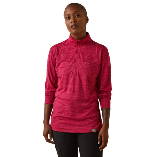 Rebar Evolve 1/2 Zip Top-CHERRIES JUBILEE