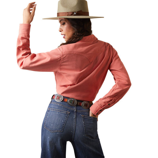 REAL Jurlington Snap Shirt-Faded Brick