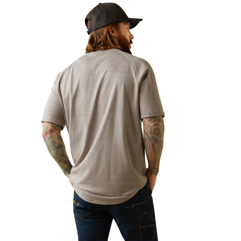 Rebar Cotton Strong T-Shirt-PORTABELLA HEATHER