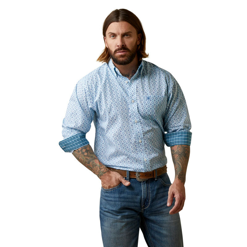 Wrinkle Free Wayne Classic Fit Shirt-AQUAVILLE