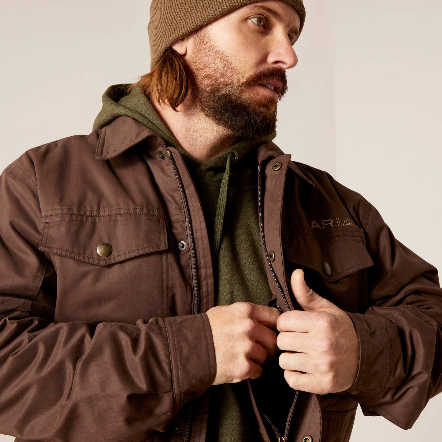 Ariat Men’s Bracken Grizzly 2.0 Canvas Conceal and Carry Jacket