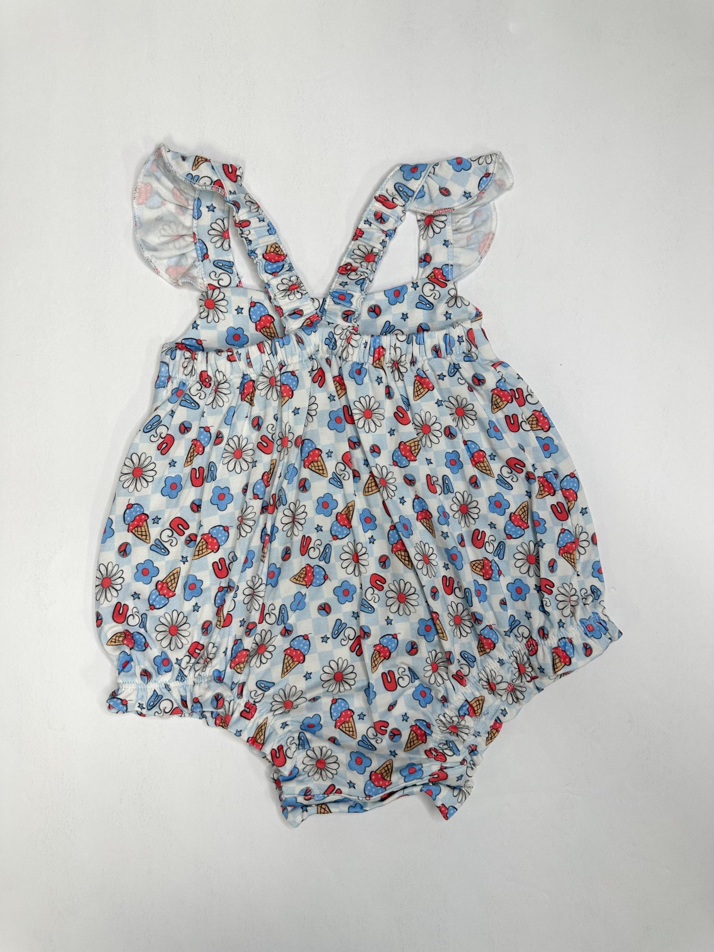 I scream, you scream, we all scream for ice cream Bamboo Romper (FINAL SALE)