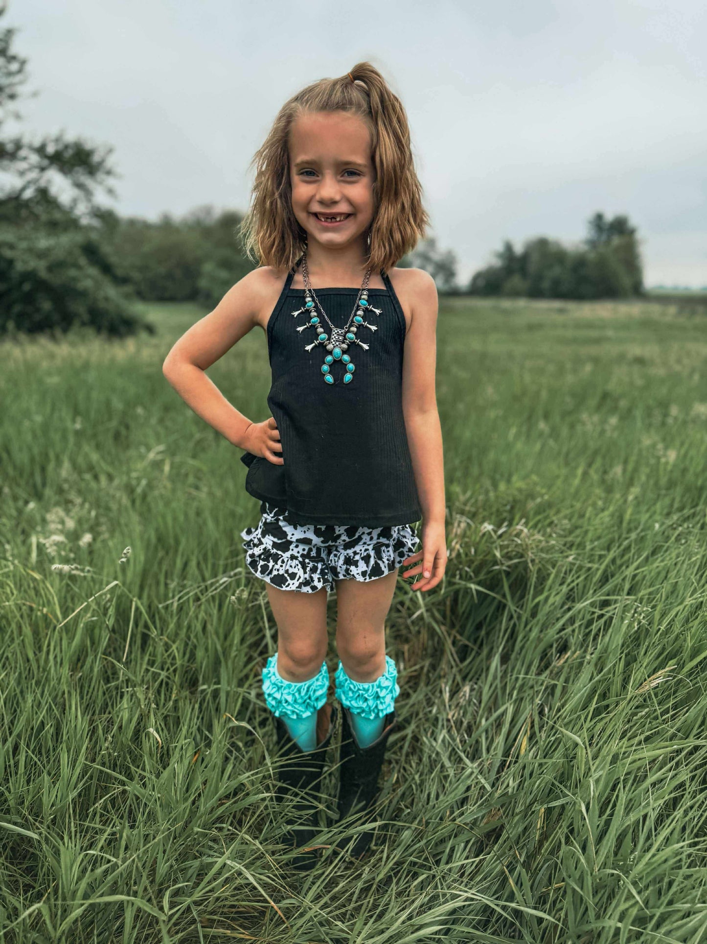 Cow Print Shorties (FINAL SALE)