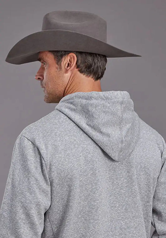 Stetson Collegiate Style (Grey) - Men's Hoodie Sweatshirt