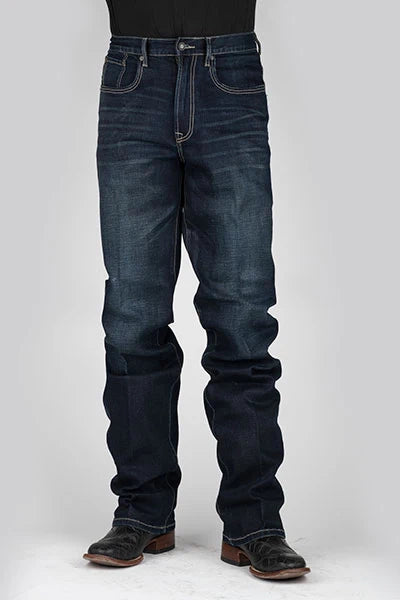 Stetson 1521 Fit Stretch (Dark Wash) - Men's Jeans