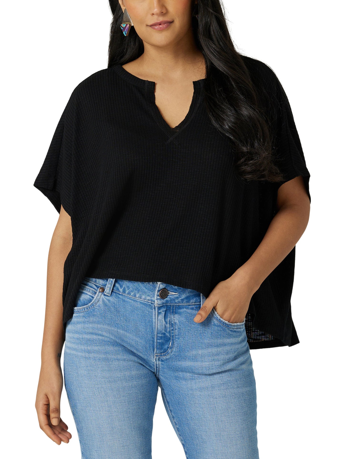 Wrangler Retro Textured Dolman Tee