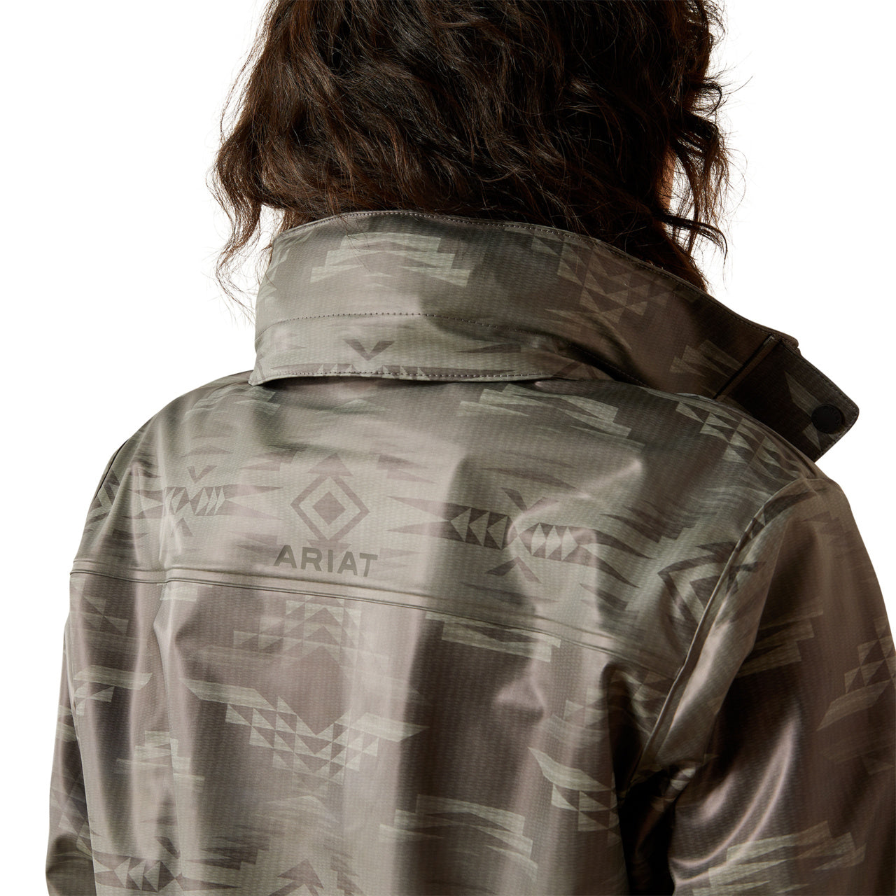 Ariat Women's Grey Dune Drizzle Rain Slicker