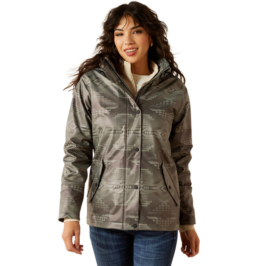 Ariat Women's Grey Dune Drizzle Rain Slicker