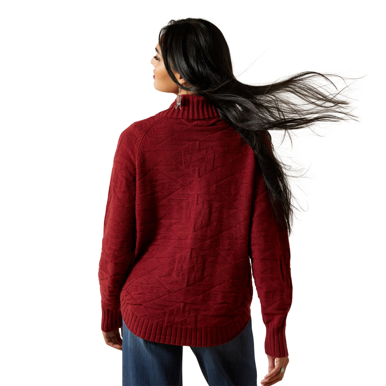 Ariat Women's Cabernet Ornate Pullover Sweater
