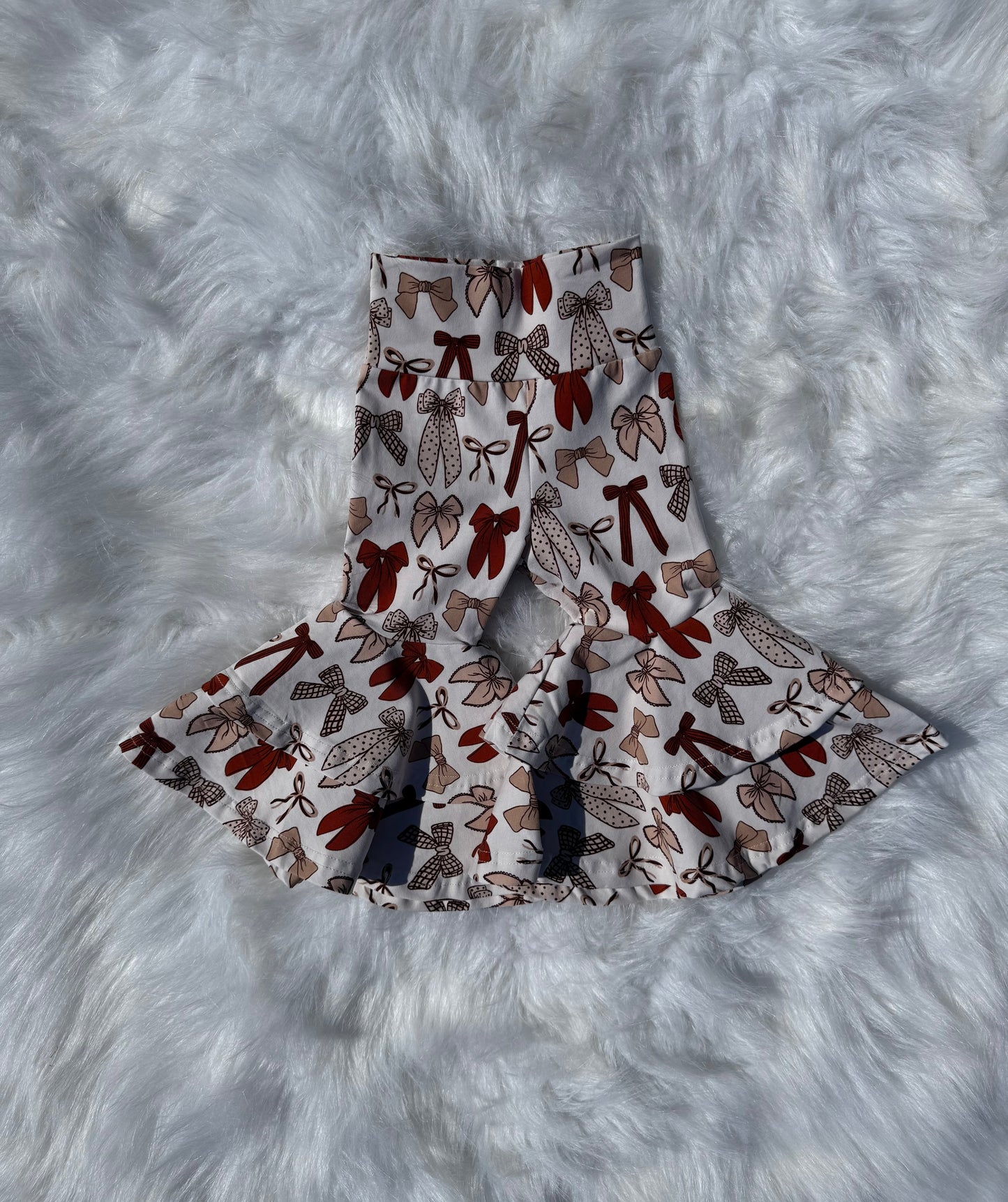 Fall Bows Double Bell Bottoms