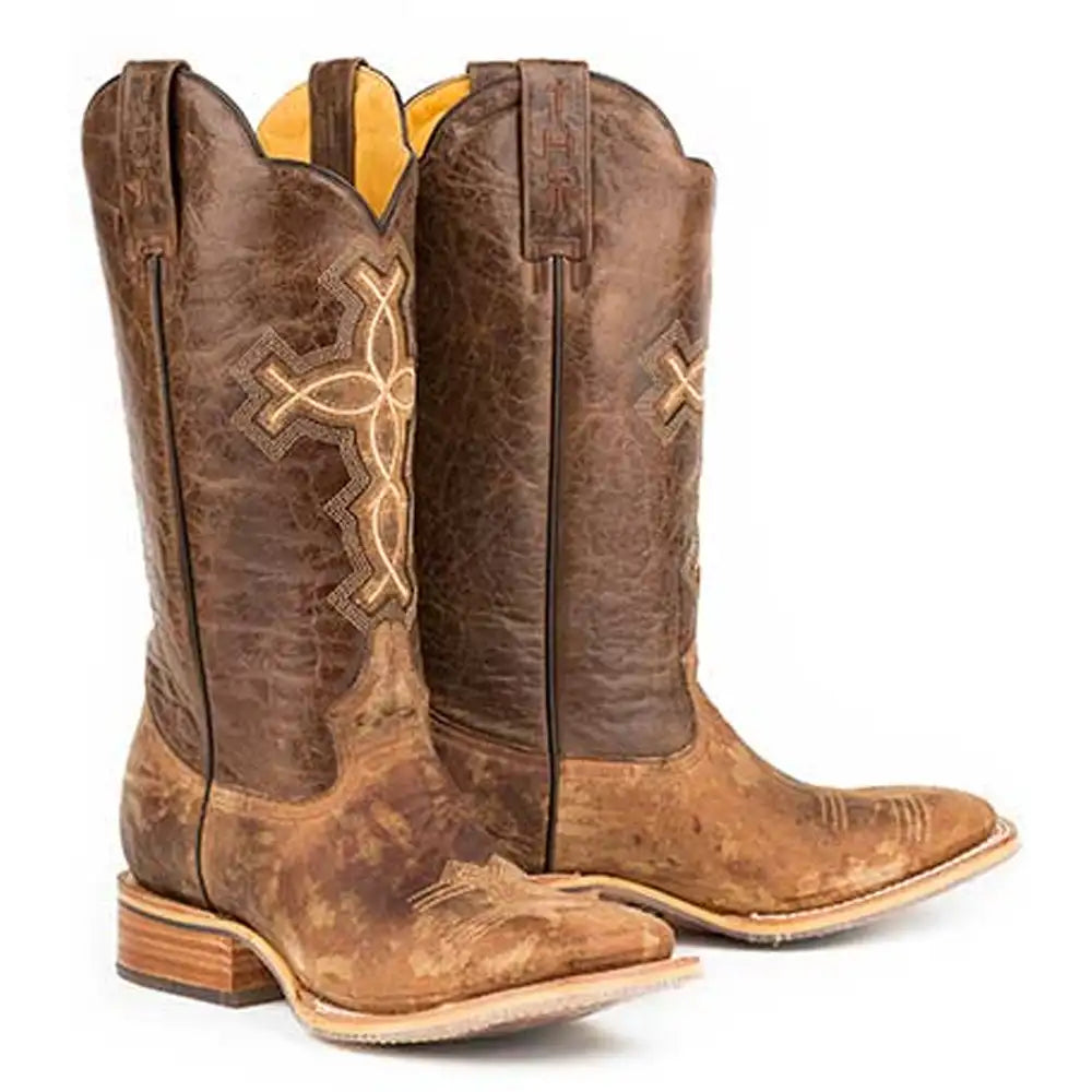 Tin Haul Ichthys Aroundus With 4:13 Sole - Men's Leather Cowboy Boot