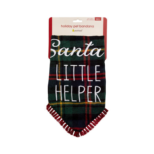"Santa's Little Helper" Dog Bandana