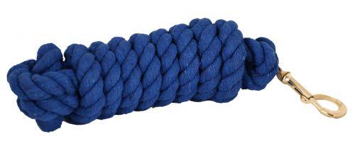 10' Cotton Lead Rope with brass snap