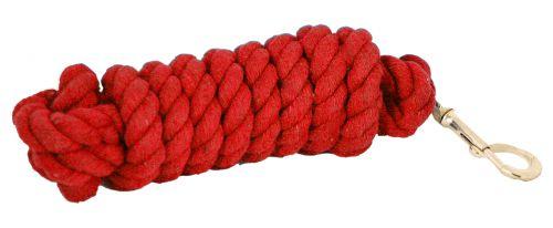 10' Cotton Lead Rope with brass snap