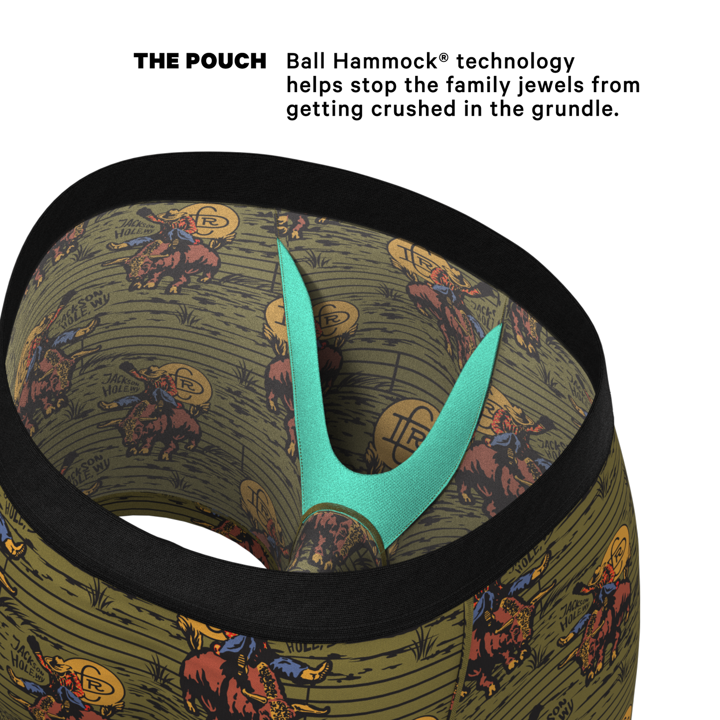 The 1912 | Western Shinesty x Diamond Cross Ranch Ball Hammock® Pouch Underwear