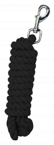 10' braided cotton lead with swivel bolt snap.