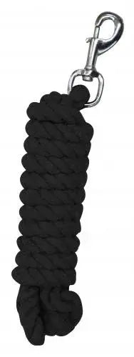 10' braided cotton lead with swivel bolt snap.